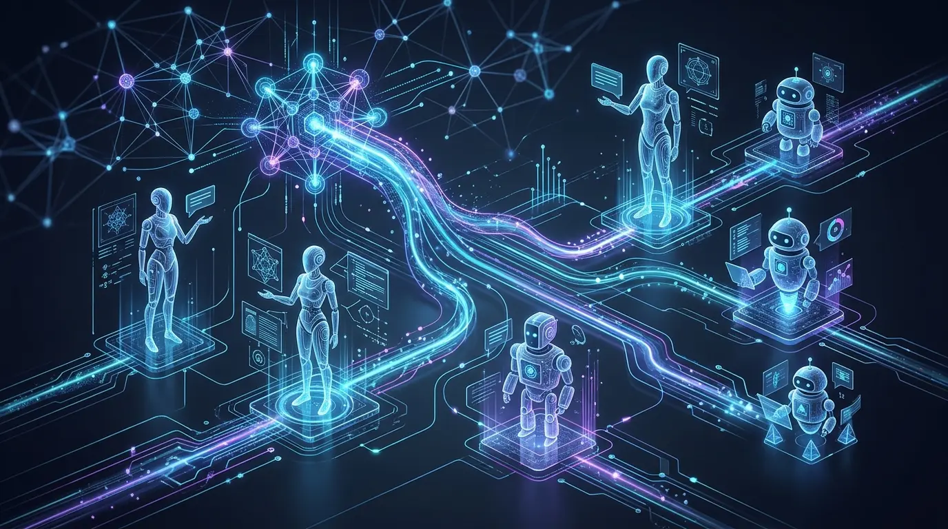 Agentes de IA e automação inteligente no desenvolvimento corporativo