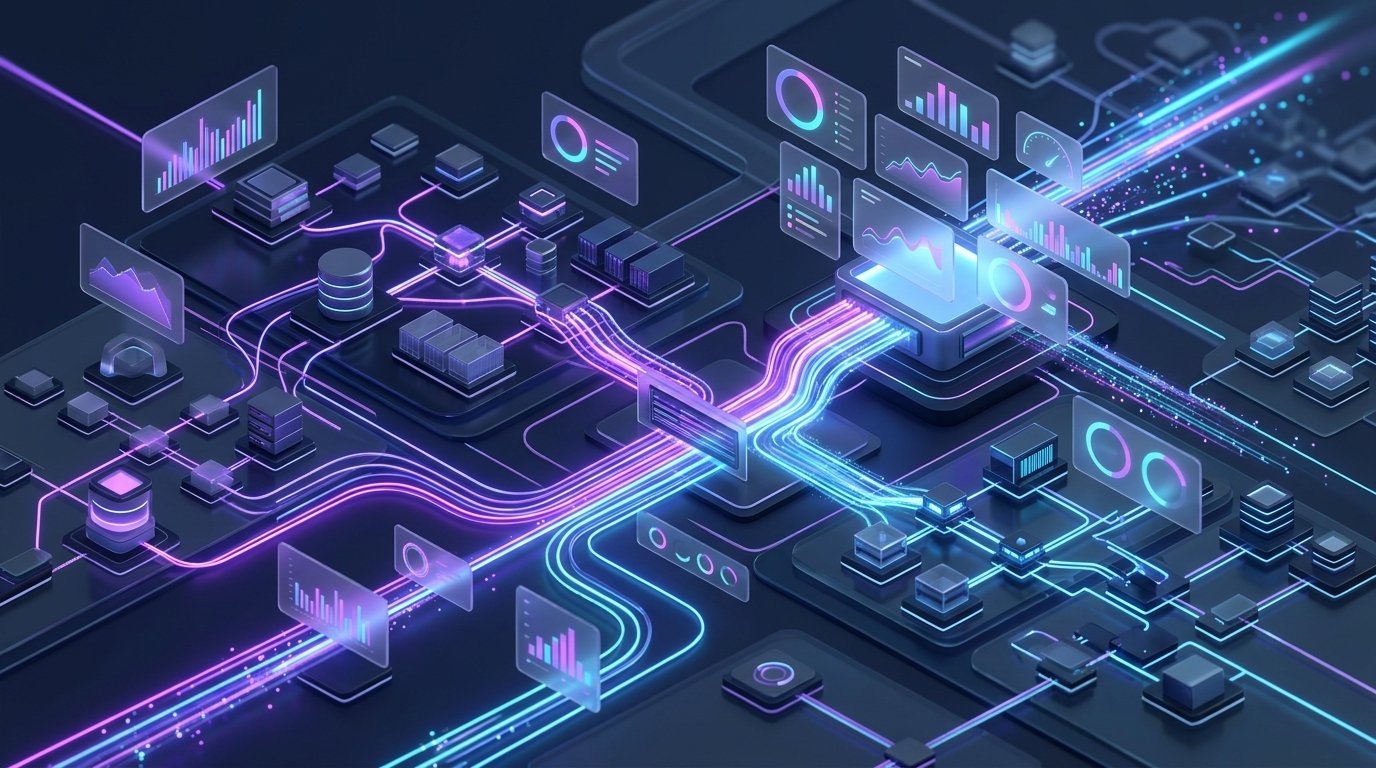 Dashboard mostrando APM e Logs no Datadog